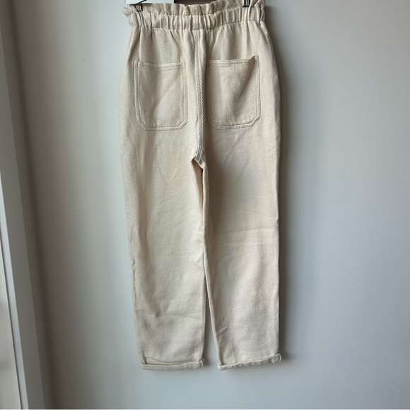 ZARA PAPER BAG PANTS 100% COTTON - Picture 5 of 15